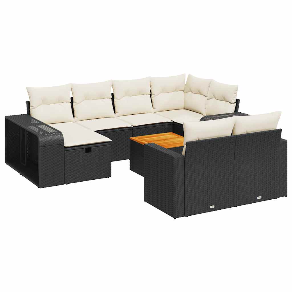 11-dijelni set vrtnih sofa od poliratana s jastucima