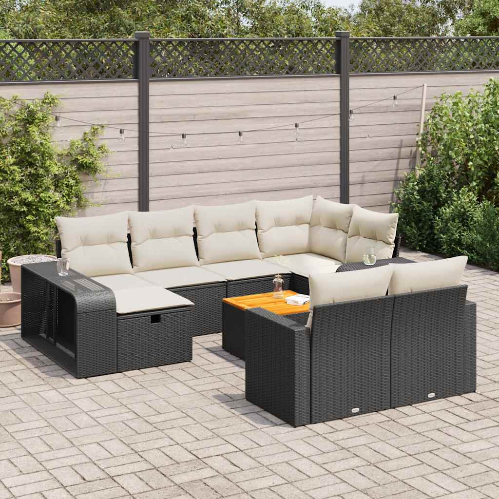 11-dijelni set vrtnih sofa od poliratana s jastucima