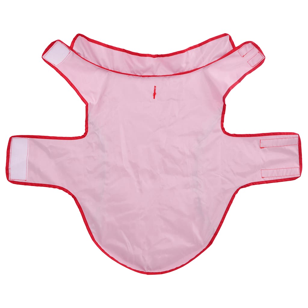 Kabanica za pse s reflektirajućim trakama Poliester crvena 2XL