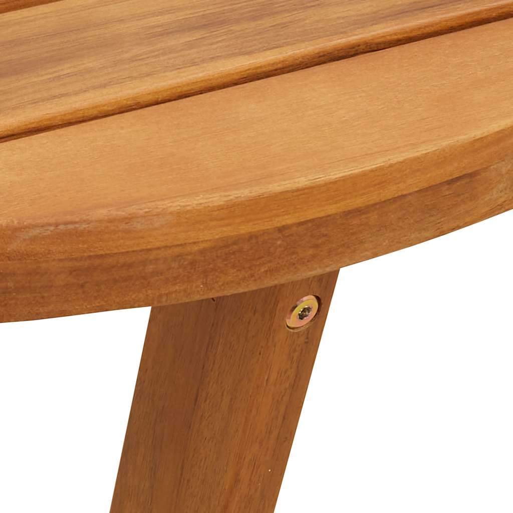 Okrugli vrtni blagovaonski stol Ø110x75 cm Masivno drvo akacije
