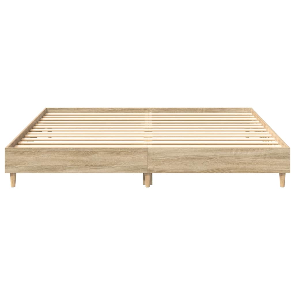 Okvir kreveta bez madraca 200x200 cm od konstruiranog drva