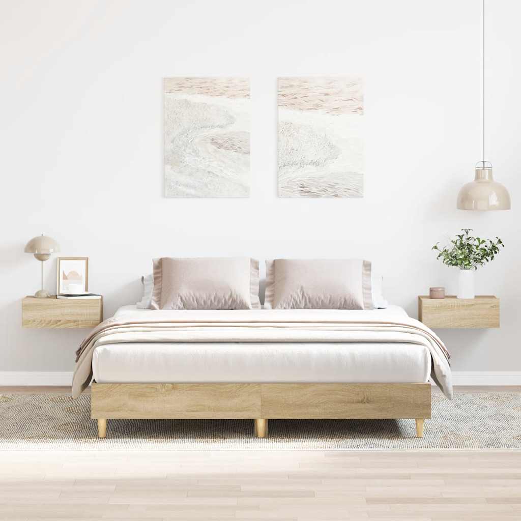 Okvir kreveta bez madraca 150x200 cm konstruiranog drva