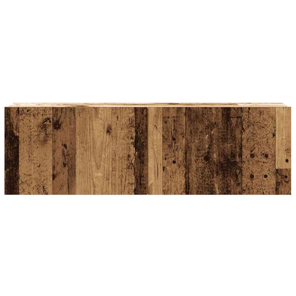 3-dijelni zidni set TV ormarića staro drvo 100x30x30 cm