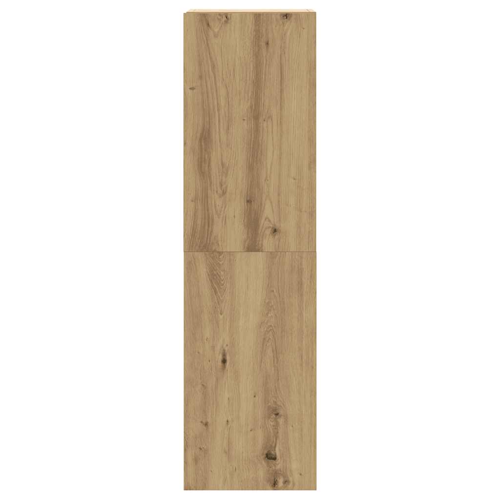8-dijelni set TV ormarića montiran na zid Artisan Oak