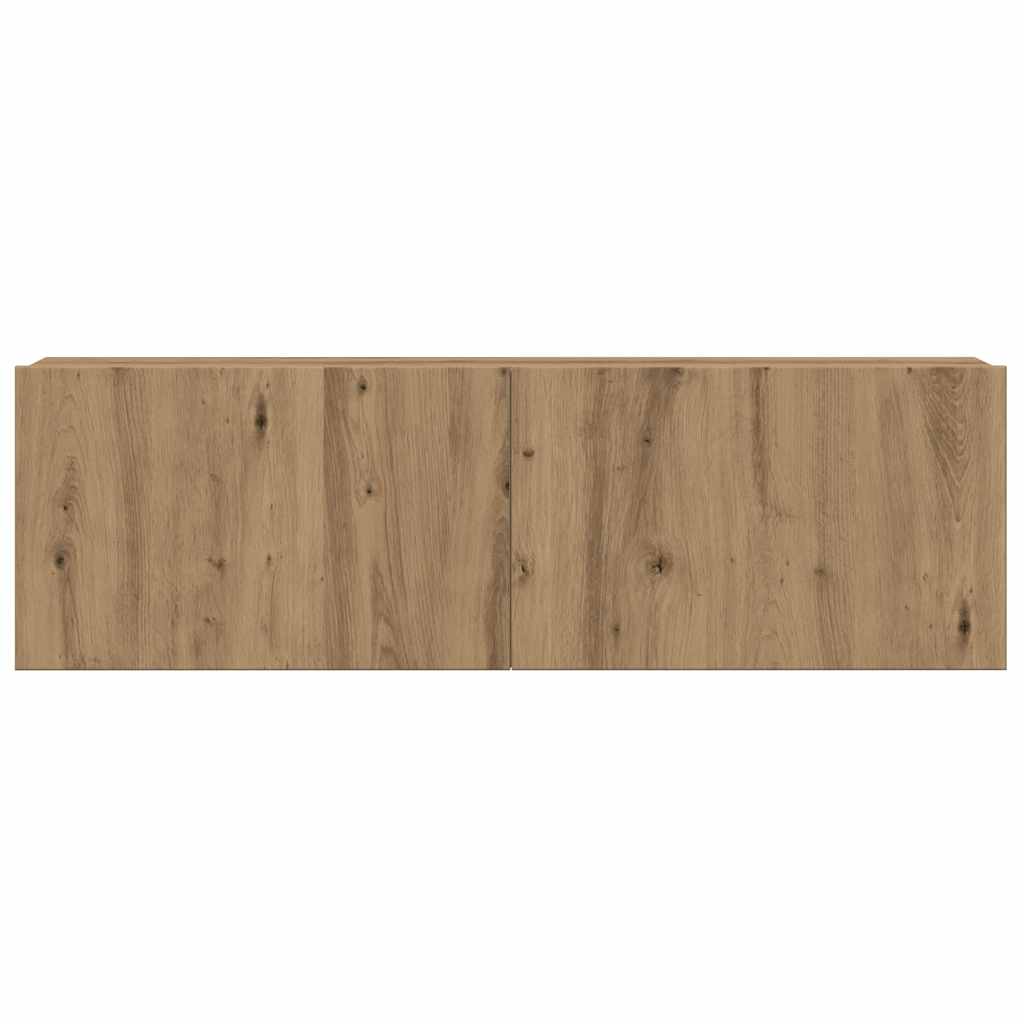 6-dijelni set TV ormarića montiran na zid Artisan Oak