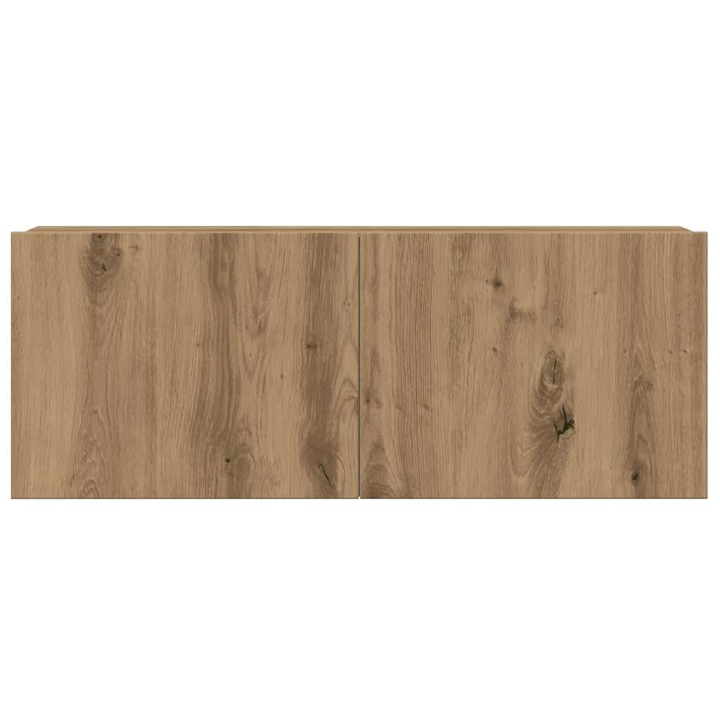 6-dijelni set TV ormarića montiran na zid Artisan Oak