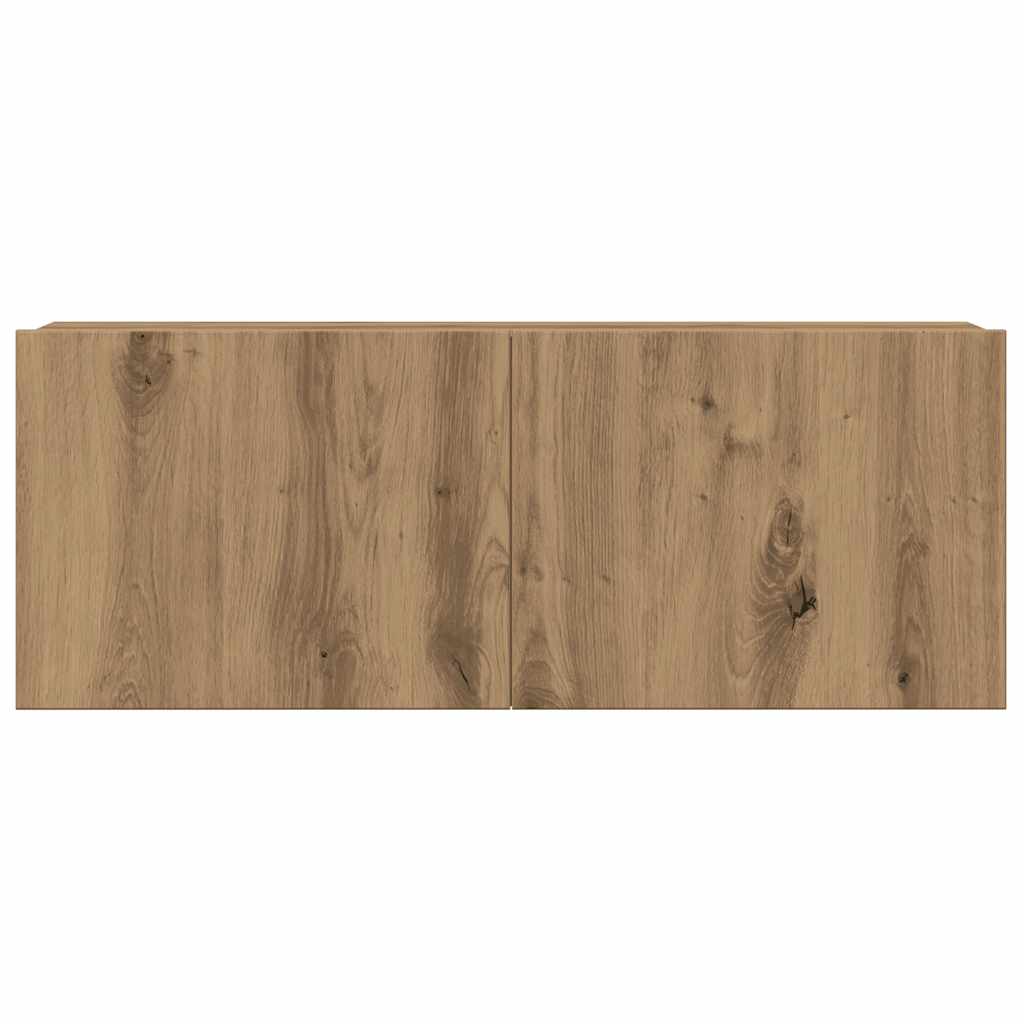4-dijelni set TV ormarića montiran na zid Artisan Oak