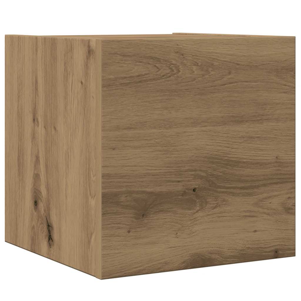 4-dijelni set TV ormarića montiran na zid Artisan Oak
