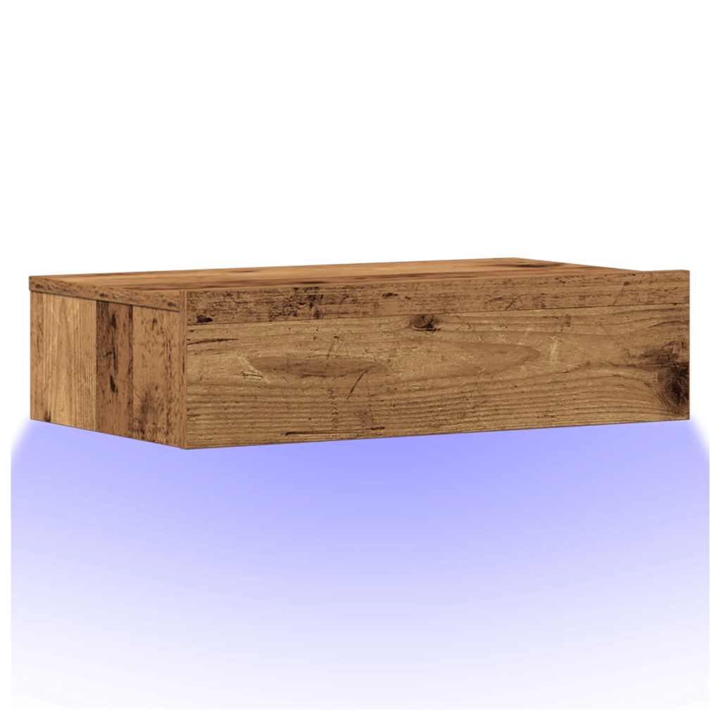 Noćni ormarić staro drvo 60x35 cm izrađeno drvo