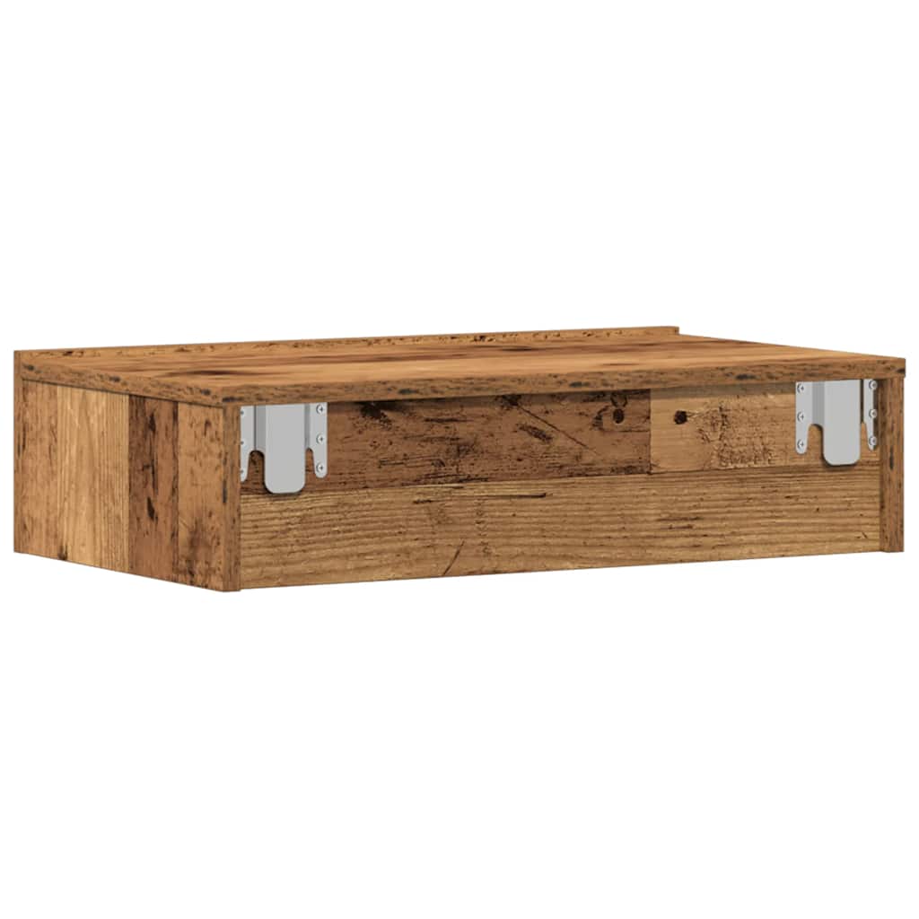 Noćni ormarić staro drvo 60x35 cm izrađeno drvo