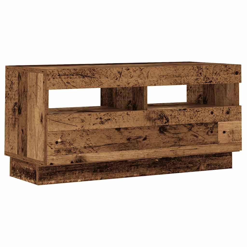 TV ormarić LED boja drva 260x35x40 cm konstruirano drvo