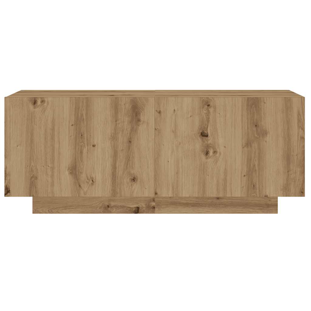 TV ormarić LED boja hrasta 260x35x40 cm konstruirano drvo