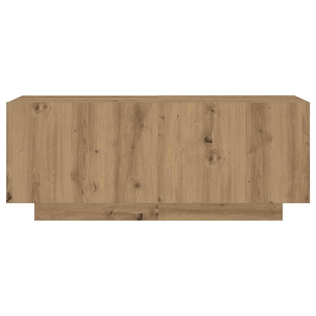 TV ormarić s LED svjetlima Artisan hrast 300x35x40 cm