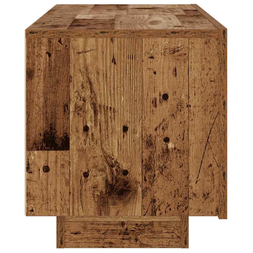 Noćni ormarić staro drvo 100x35x40 cm konstruirano drvo