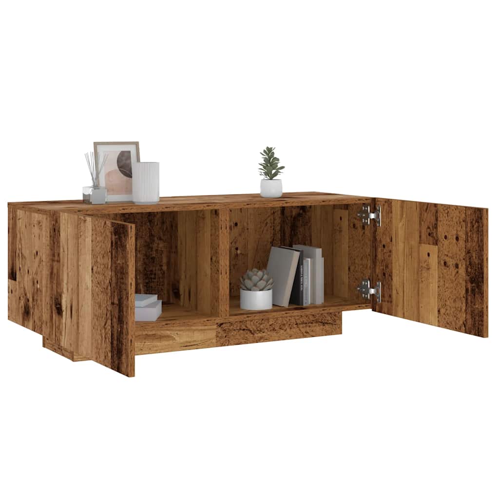 Noćni ormarić staro drvo 100x35x40 cm konstruirano drvo