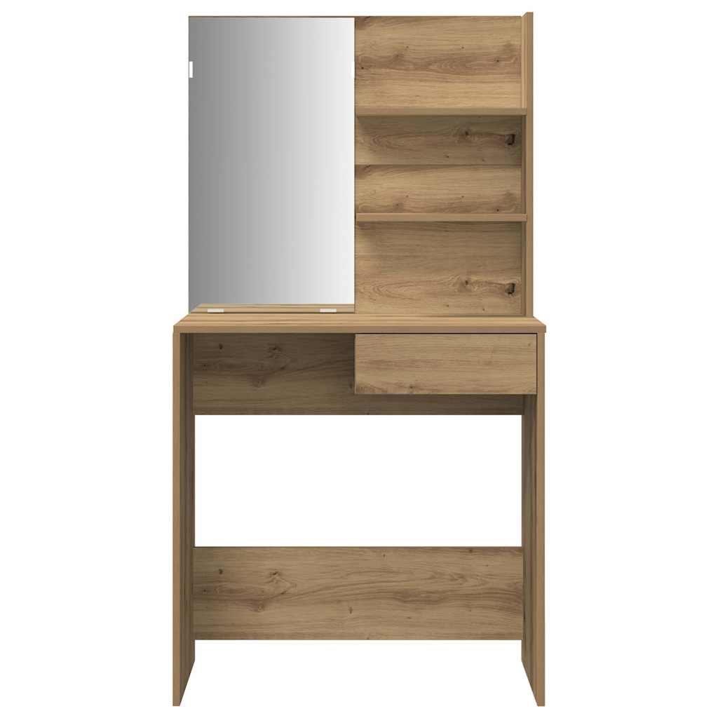 Set toaletnog stolića Artisan hrast konstruirano drvo