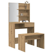 Set toaletnog stolića Artisan hrast konstruirano drvo