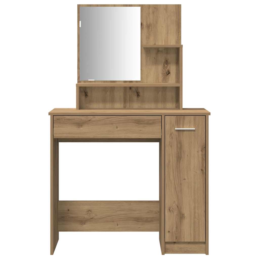 Set toaletnog stolića Artisan hrast konstruirano drvo