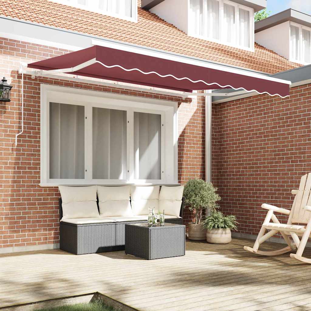 Zamjensko platno za tendu Burgundska crvena 3 x 2 m Poliester