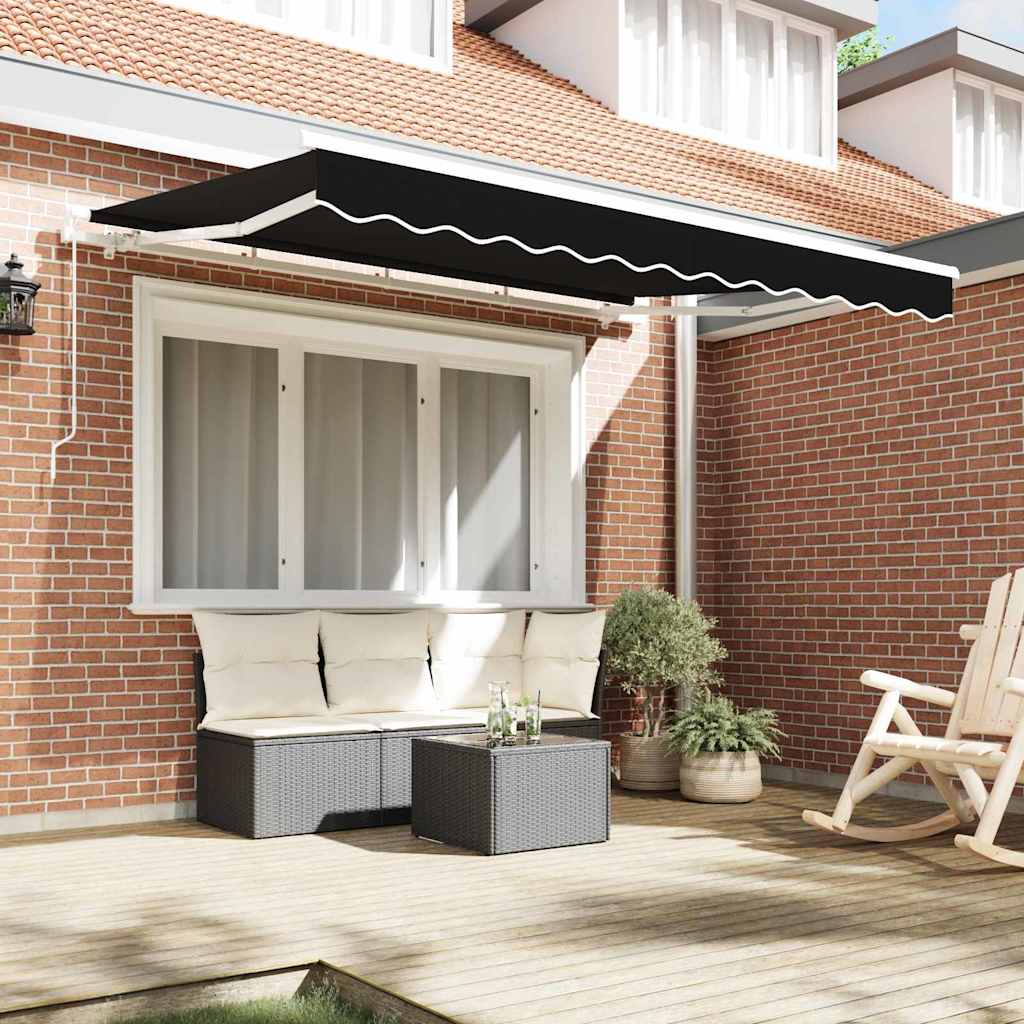 Zamjensko platno za tendu Crna 3 x 2,5 m Poliester