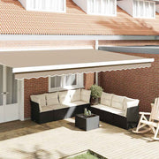 Zamjena za rub tende Bež 480 x 20 cm Poliester