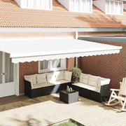 Zamjena za rub tende Bijela 480 x 20 cm Poliester