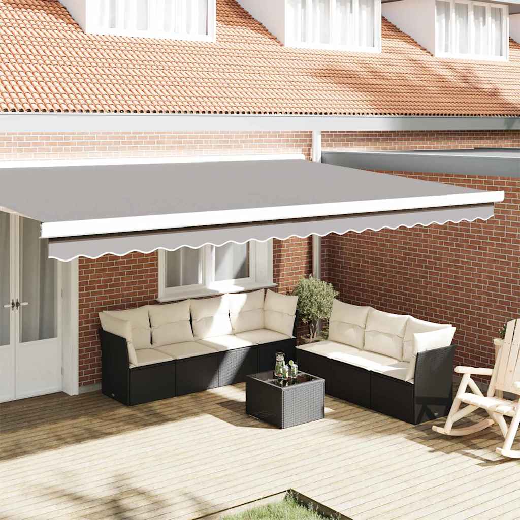 Zamjena za rub tende Svjetlosiva 480 x 20 cm Poliester