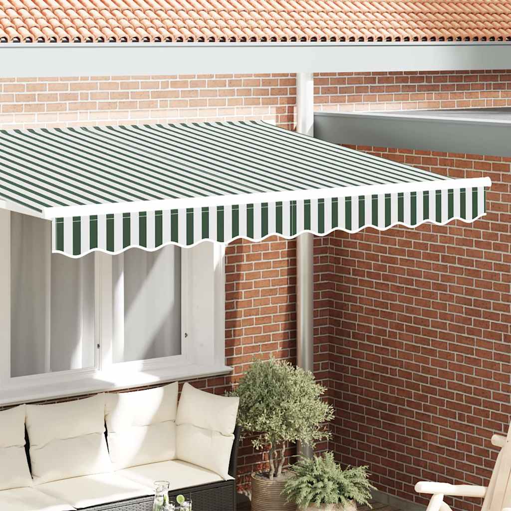 Zamjena za rub tende Zelena i bijela 3 m Poliester
