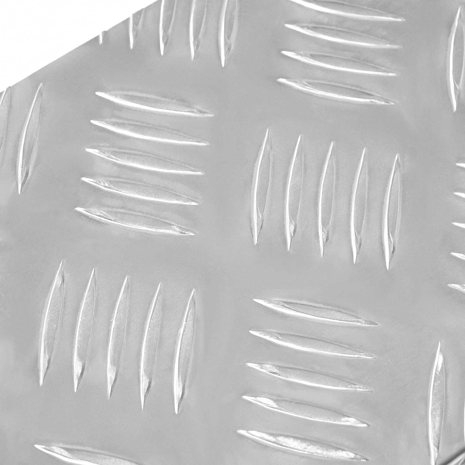 Stepenica Pravokutni 15 pcs Srebrno 60 x 18 x 2,5 cm Aluminij