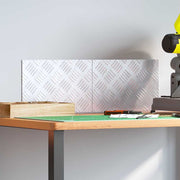 Stepenica Pravokutni 2 pcs Srebrno 30 x 20 cm Aluminij