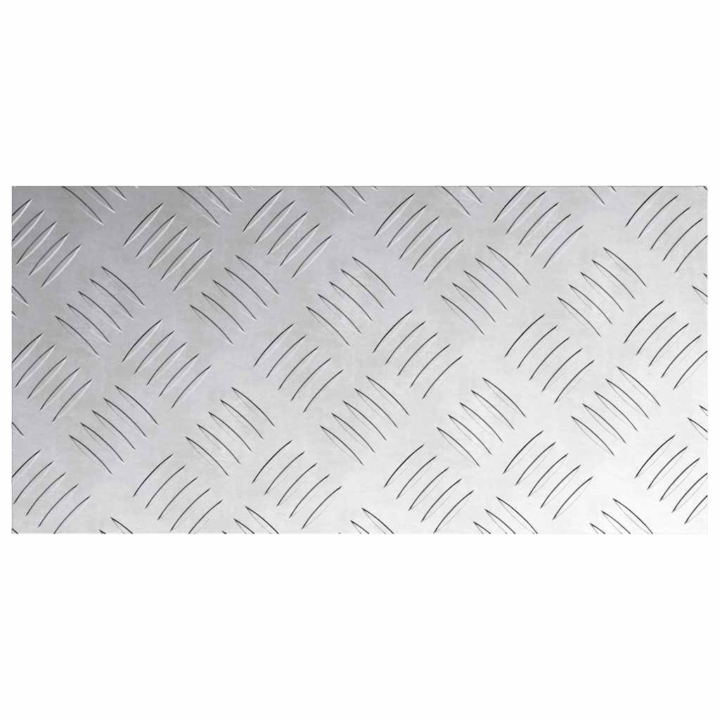 Stepenica Pravokutni 4 pcs Srebrno 40 x 20 cm Aluminij
