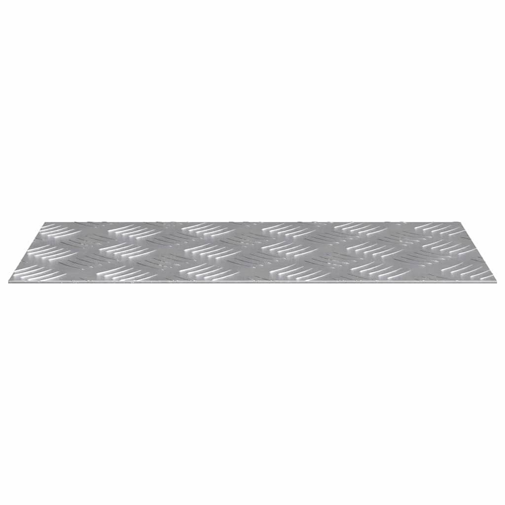 Stepenica Pravokutni 4 pcs Srebrno 40 x 20 cm Aluminij