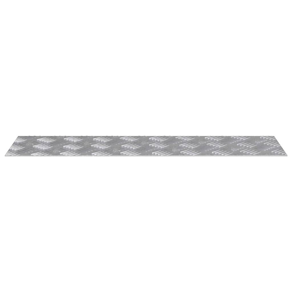 Stepenica Pravokutni 4 pcs Srebrno 70 x 20 cm Aluminij