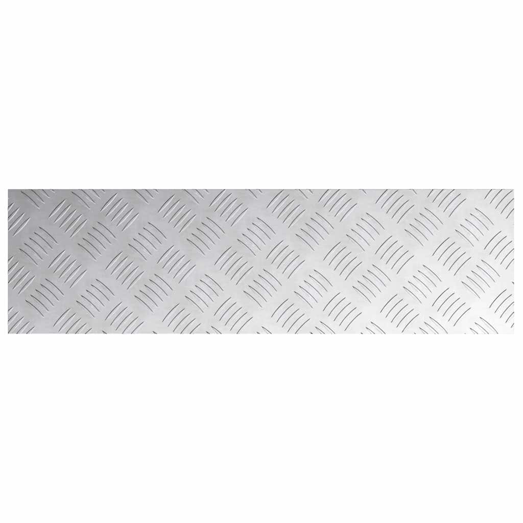 Stepenica Pravokutni 4 pcs Srebrno 70 x 20 cm Aluminij