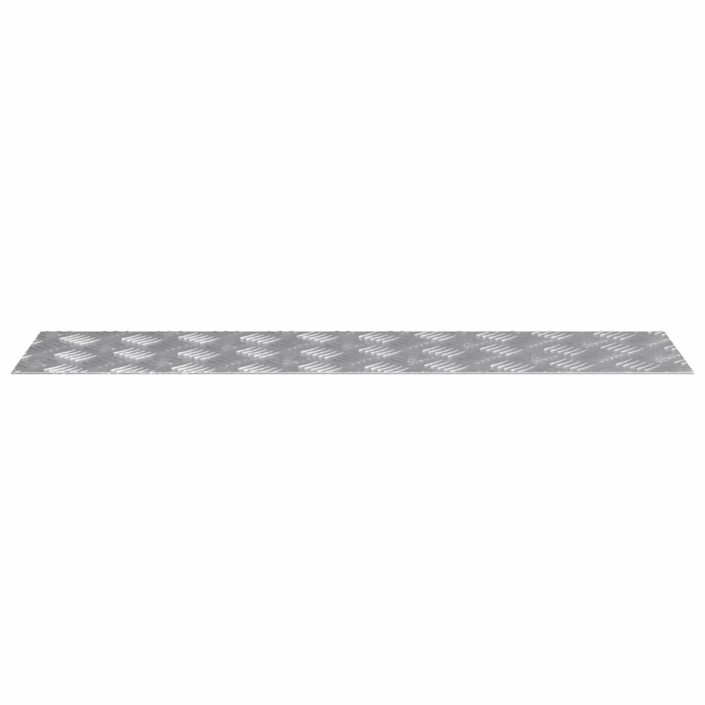 Stepenica Pravokutni 2 pcs Srebrno 80 x 20 cm Aluminij
