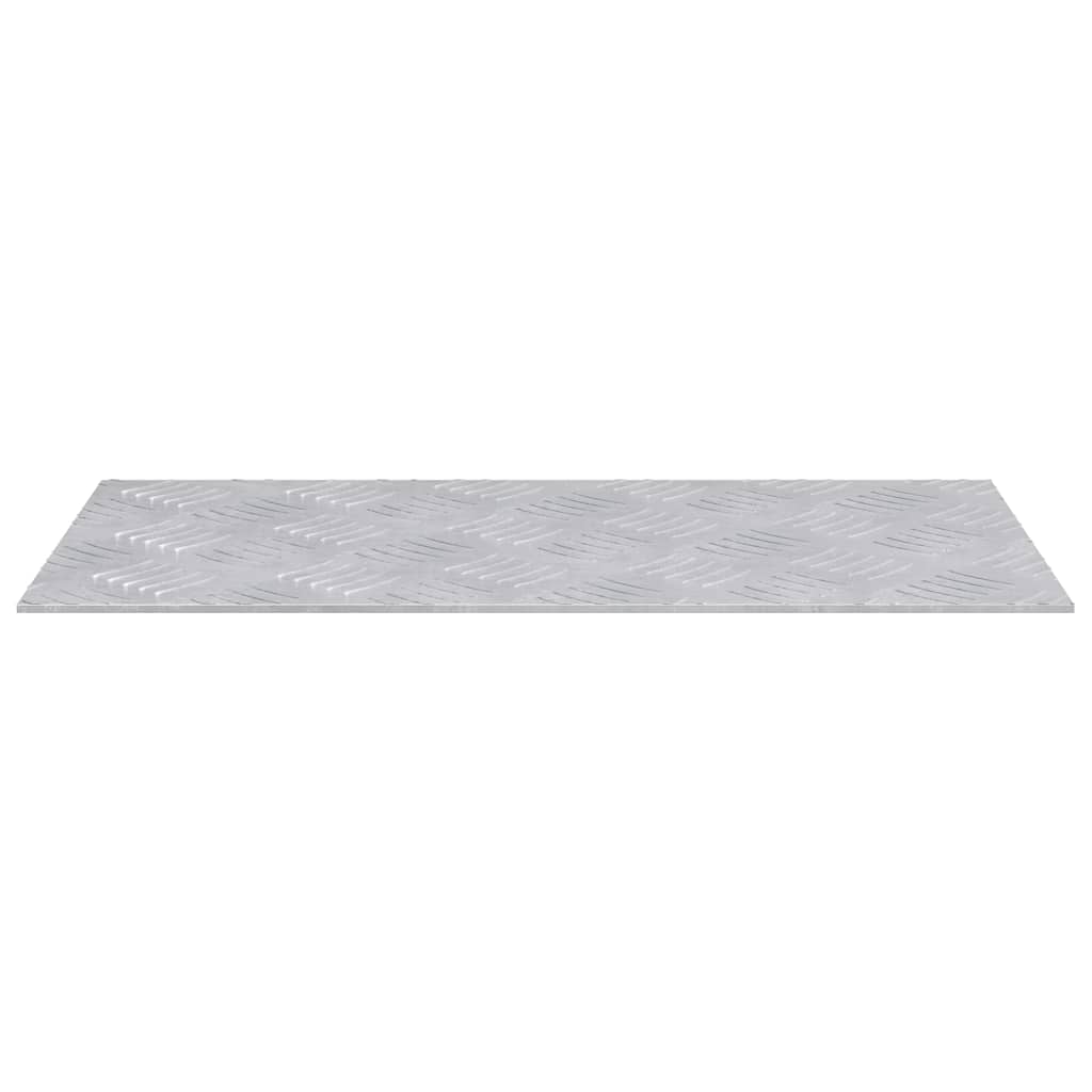 Stepenica Pravokutni 2 pcs Srebrno 50 x 25 cm Aluminij