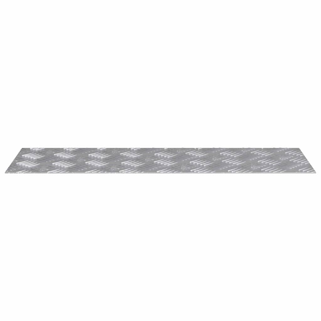 Stepenica Pravokutni 4 pcs Srebrno 75 x 25 cm Aluminij