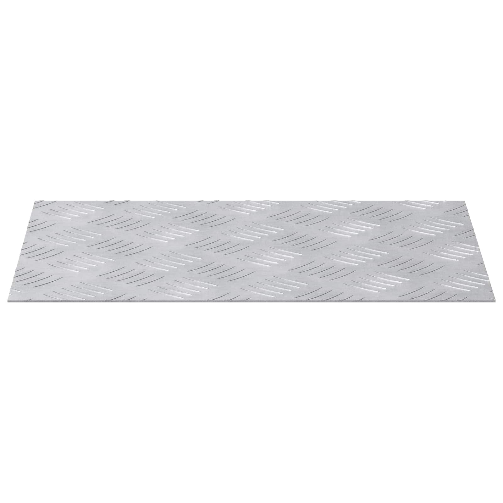 Stepenica Pravokutni 2 pcs Srebrno 40 x 30 cm Aluminij