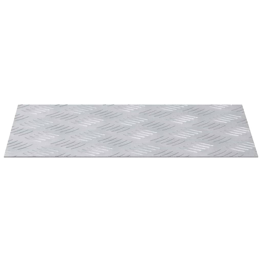 Stepenica Pravokutni 4 pcs Srebrno 40 x 30 cm Aluminij