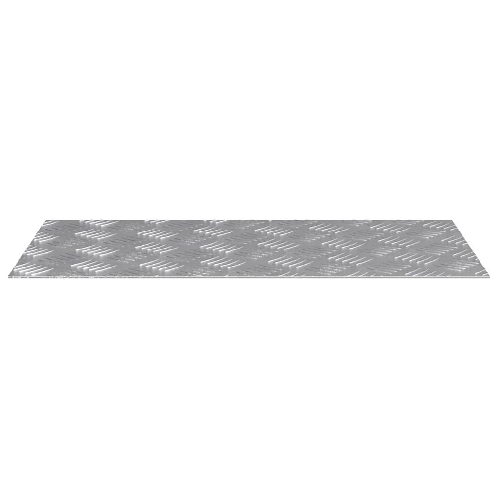 Stepenica Pravokutni 2 pcs Srebrno 60 x 30 cm Aluminij