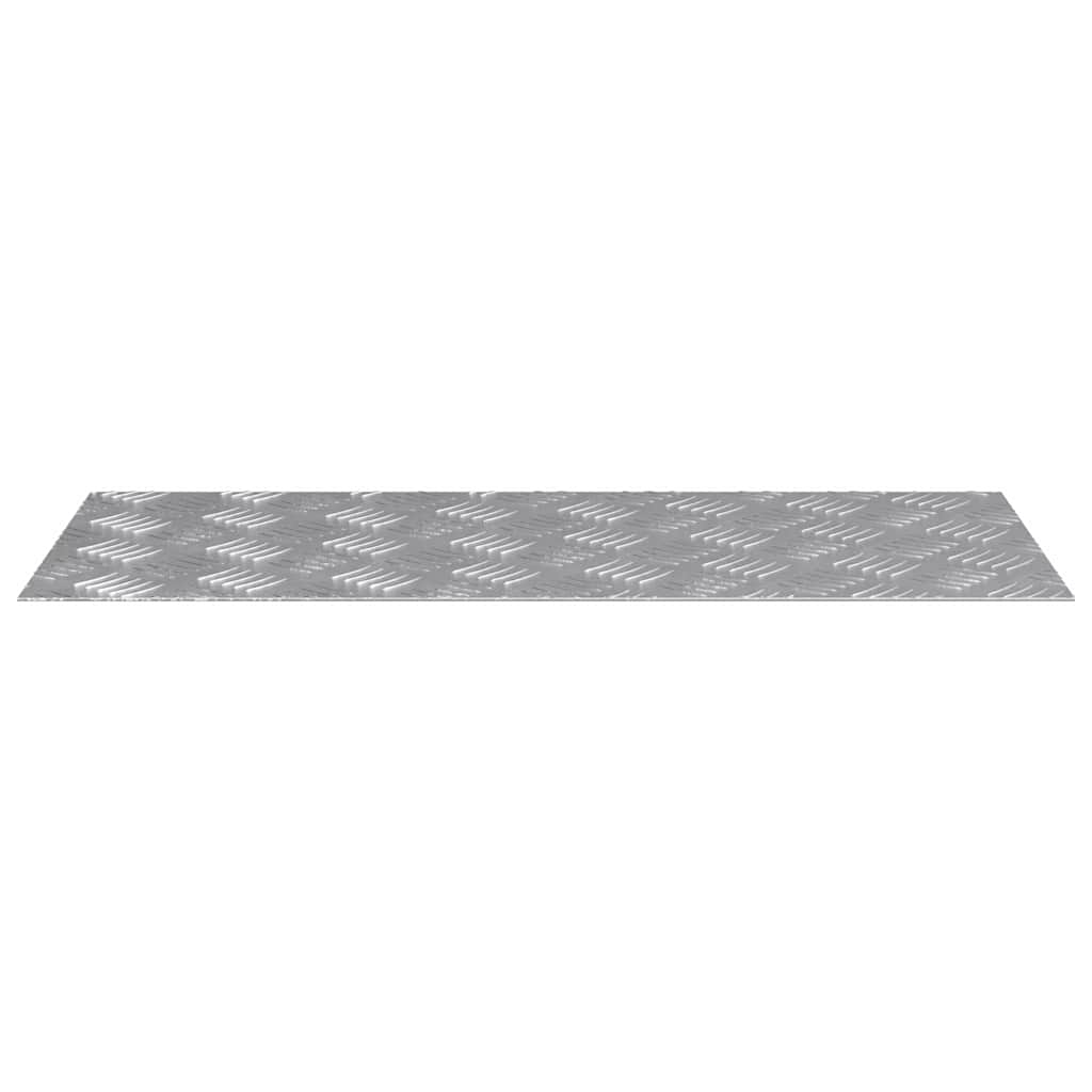 Stepenica Pravokutni 4 pcs Srebrno 70 x 30 cm Aluminij