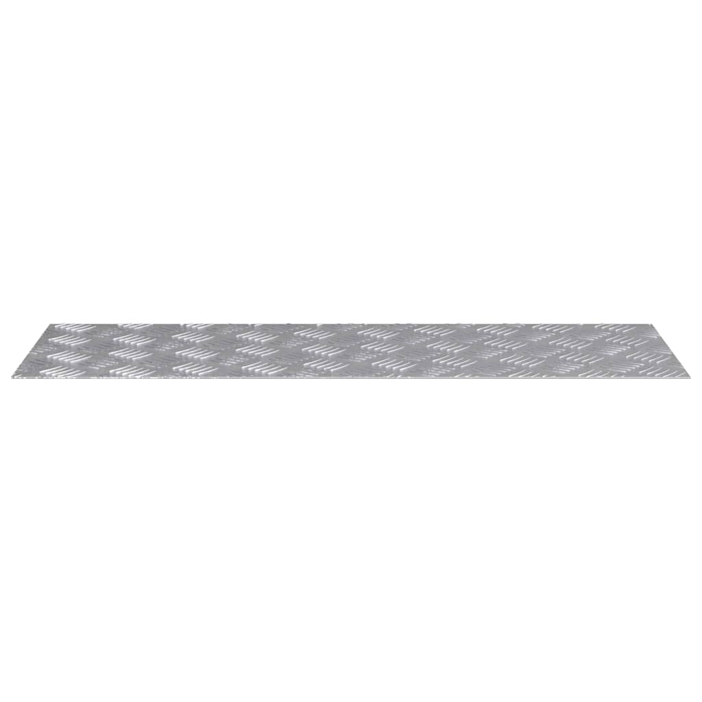 Stepenica Pravokutni 4 pcs Srebrno 90 x 30 cm Aluminij