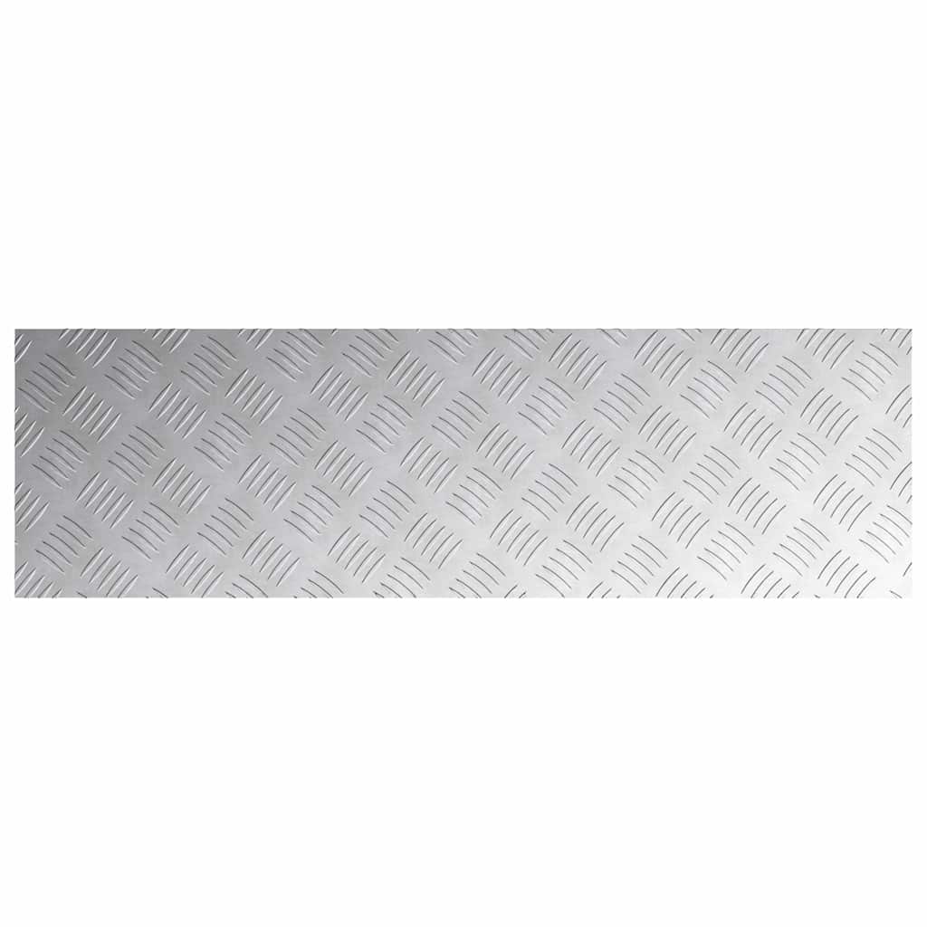 Stepenica Pravokutni 2 pcs Srebrno 100 x 30 cm Aluminij