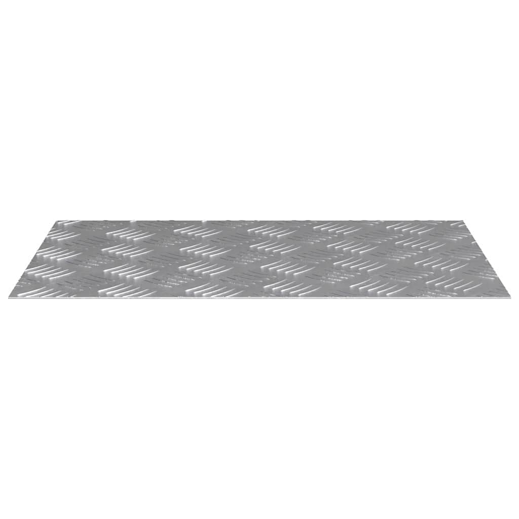 Stepenica Pravokutni 4 pcs Srebrno 60 x 40 cm Aluminij