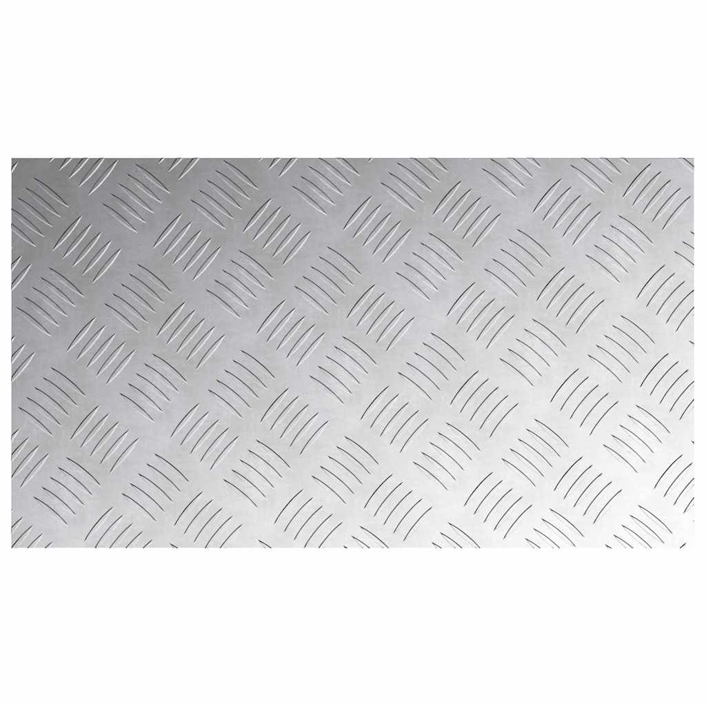 Stepenica Pravokutni 4 pcs Srebrno 70 x 40 cm Aluminij