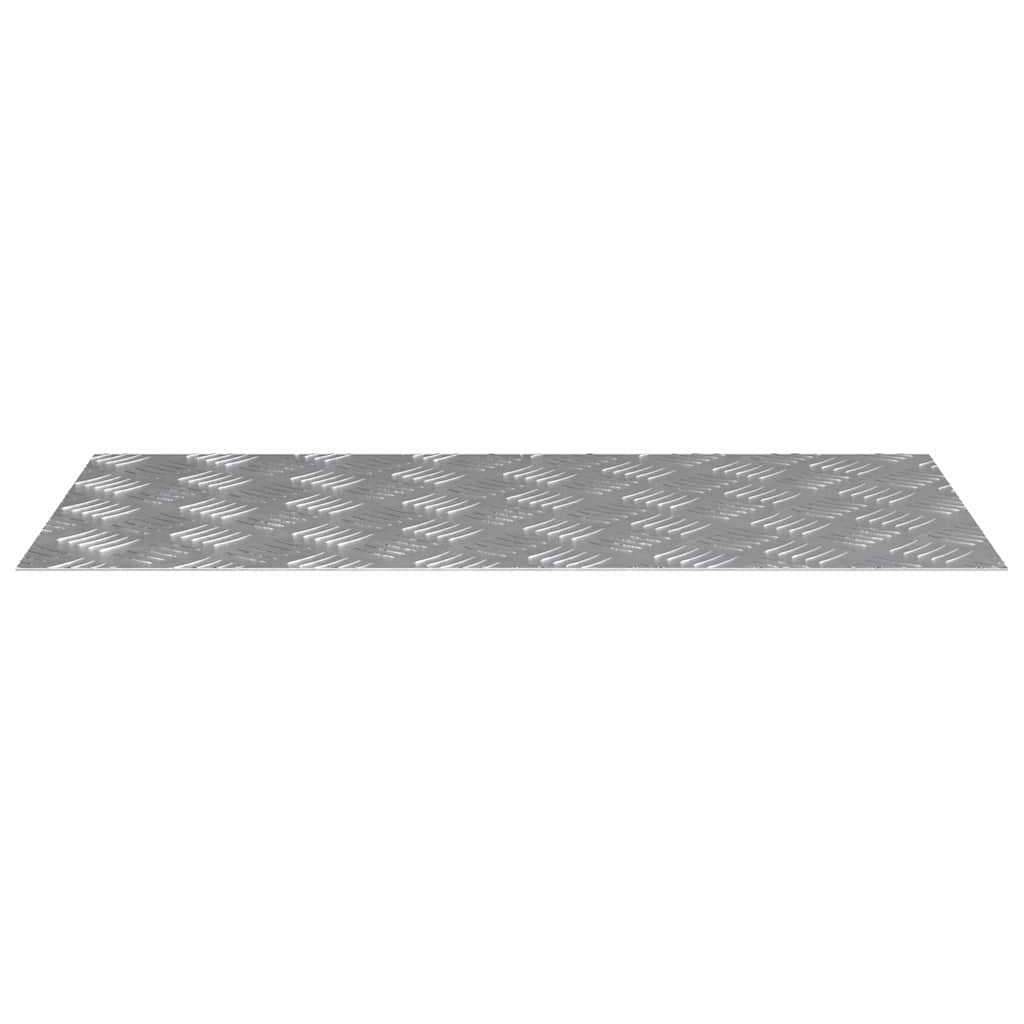 Stepenica Pravokutni 4 pcs Srebrno 80 x 40 cm Aluminij