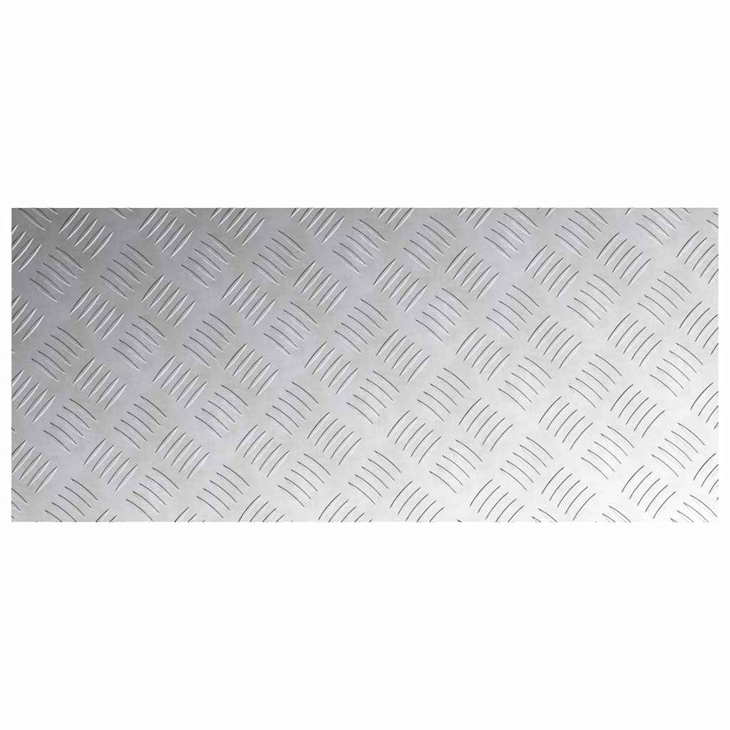 Stepenica Pravokutni 2 pcs Srebrno 90 x 40 cm Aluminij