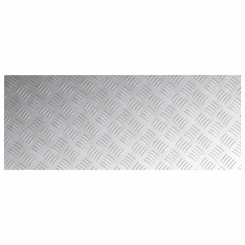 Stepenica Pravokutni 2 pcs Srebrno 100 x 40 cm Aluminij