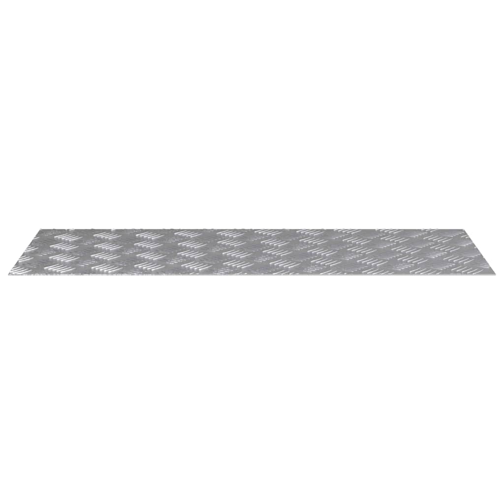 Stepenica Pravokutni 2 pcs Srebrno 100 x 40 cm Aluminij