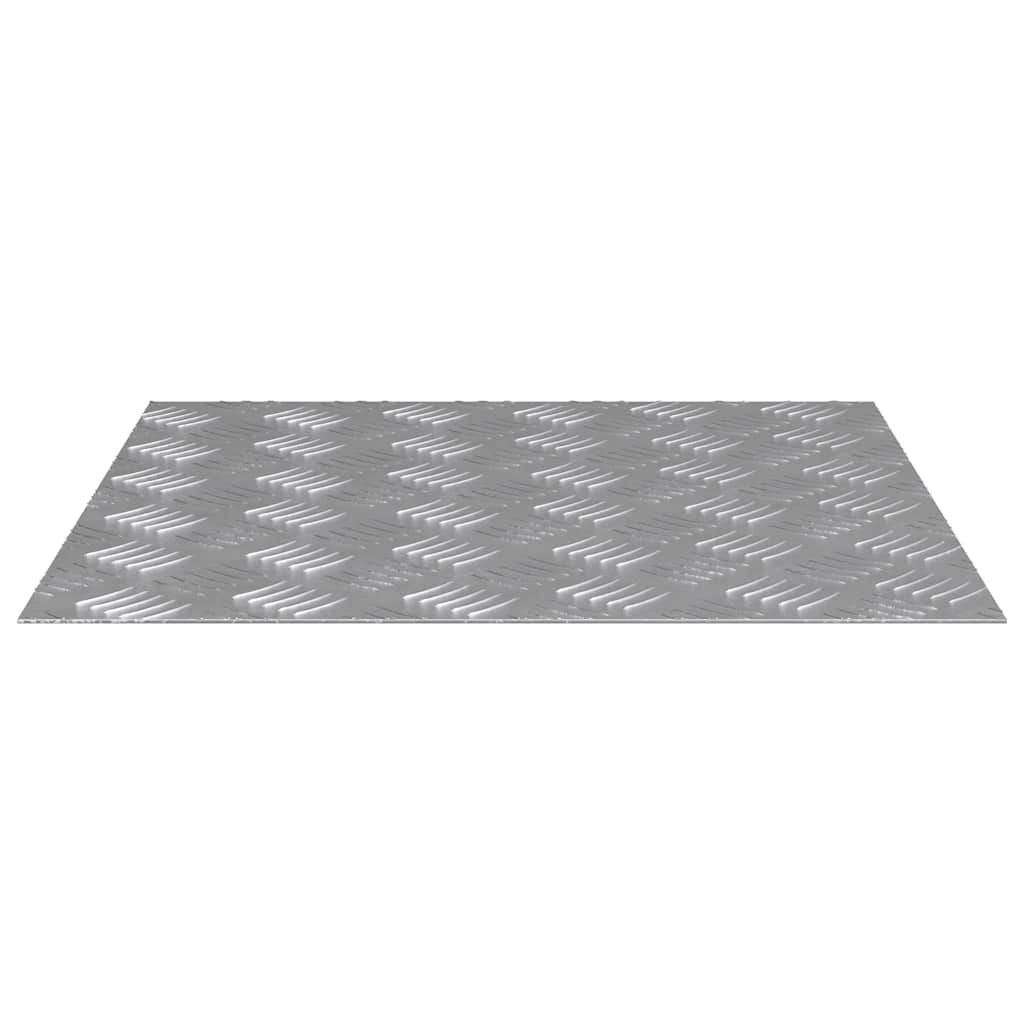 Stepenica Četvrtasti 4 pcs Srebrno 50 x 50 cm Aluminij